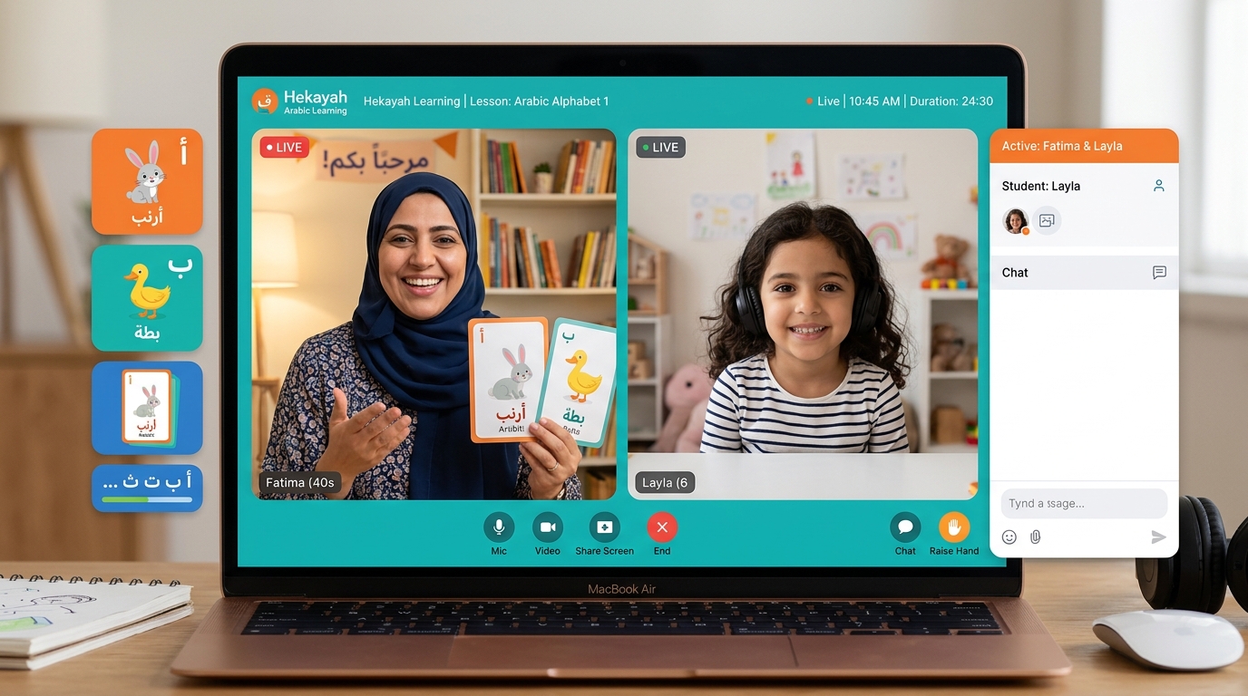 Live 1-on-1 Class: Arabic Phonetics & Script Mastery for Complete Beginners (CEFR A1)